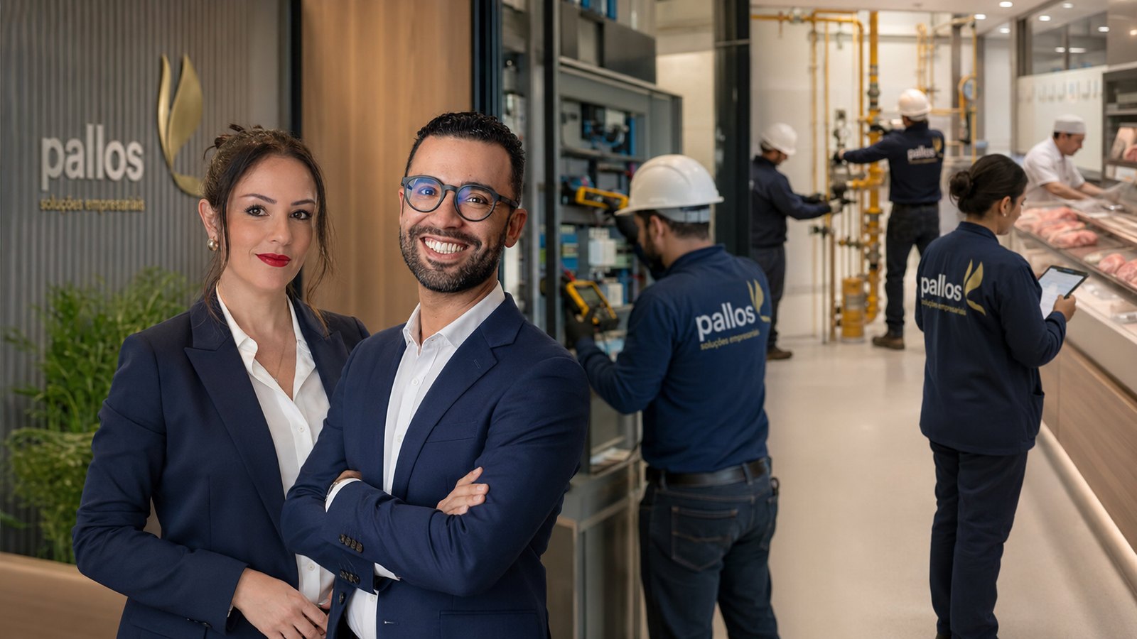 Equipe Pallos em atuação técnica